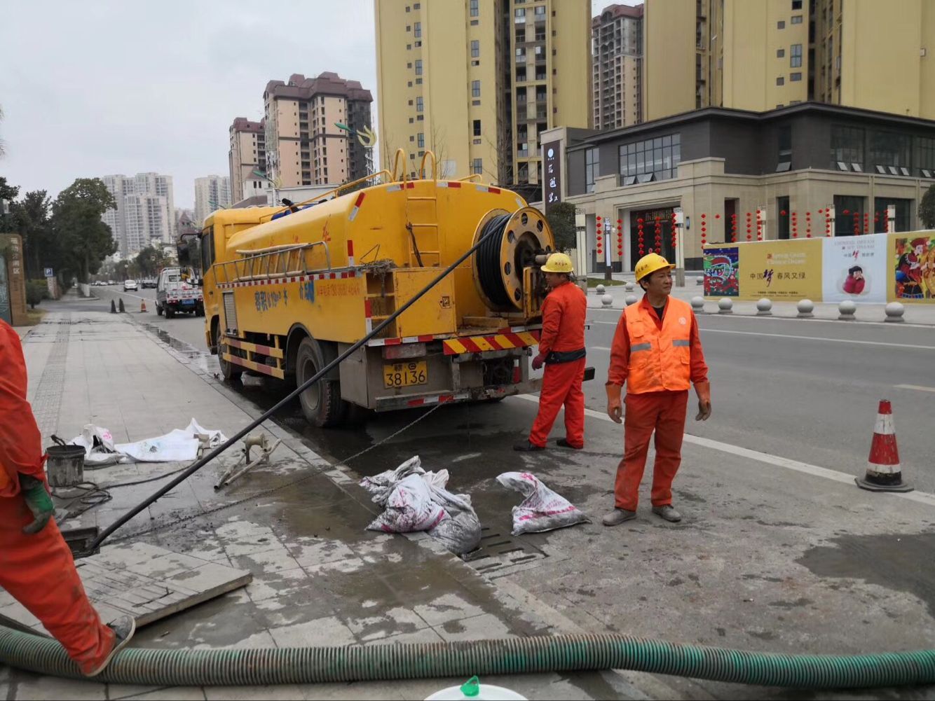 易县排污管道清淤-管道清洗